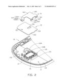 EARPIECE FIXING STRUCTURE AND ELECTRONIC DEVICE USING THE SAME diagram and image