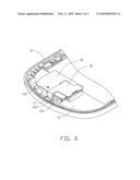 EARPIECE FIXING STRUCTURE AND ELECTRONIC DEVICE USING THE SAME diagram and image