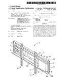 Display suspending frame device, and assembly of the display suspending frame device, a display, and an electronic device diagram and image