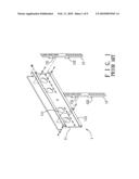 Display suspending frame device, and assembly of the display suspending frame device, a display, and an electronic device diagram and image