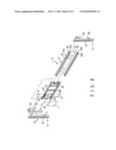 Display suspending frame device, and assembly of the display suspending frame device, a display, and an electronic device diagram and image