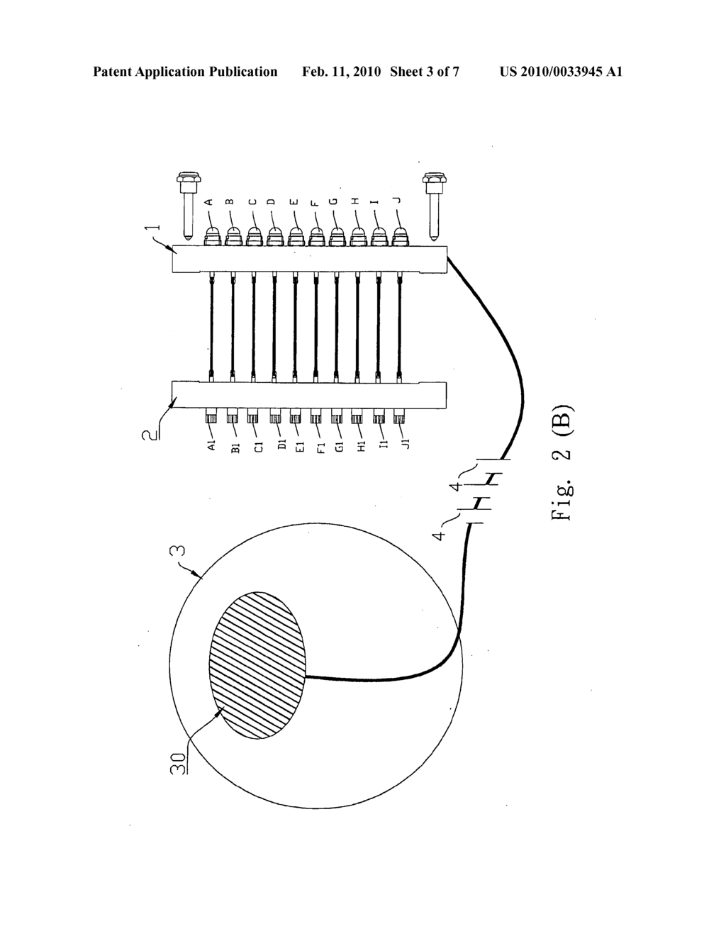 LED DISPLAY DEVICE FOR DISPLAYING PATTERN ON ROTATABLE OBJECT - diagram, schematic, and image 04