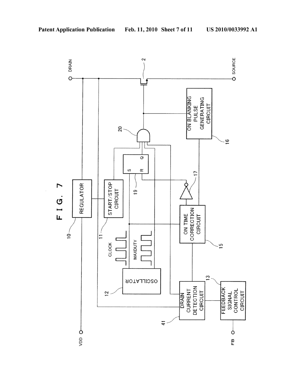 SWITCHING POWER SUPPLY CONTROLLER AND SEMICONDUCTOR DEVICE USED FOR THE SAME - diagram, schematic, and image 08