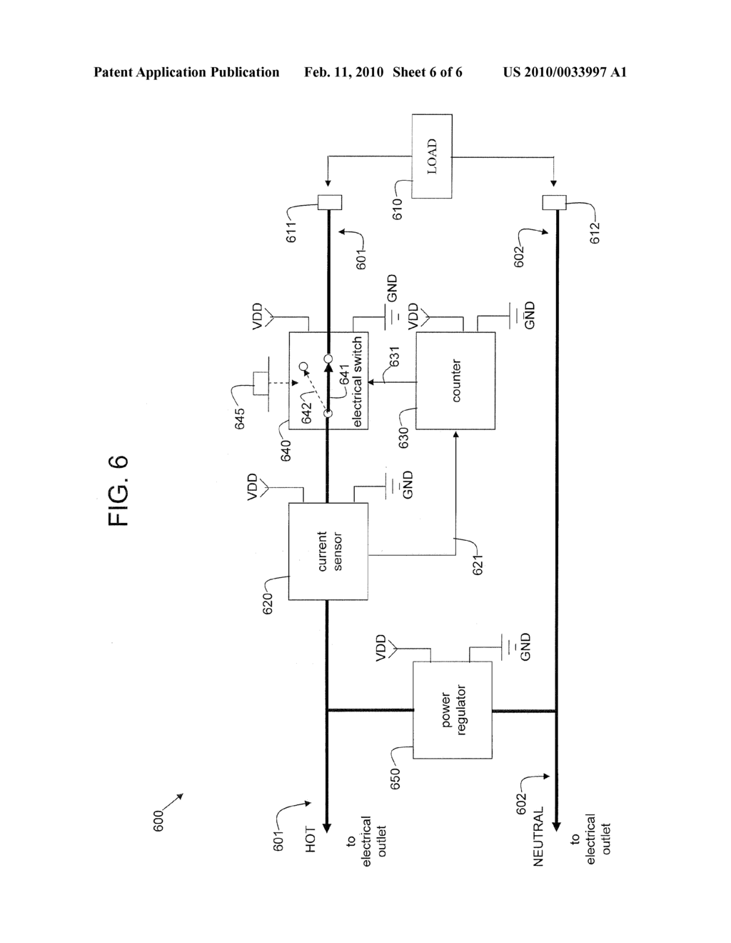 TIMED ELECTRICAL OUTLET AND A METHOD OF OPERATION THEREOF - diagram, schematic, and image 07