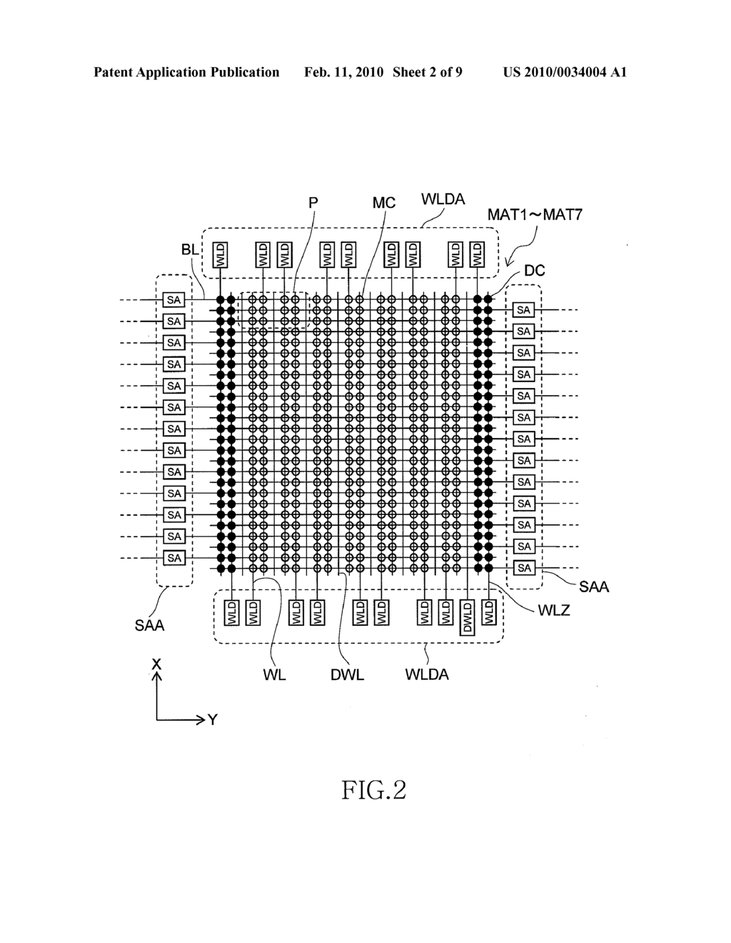 SEMICONDUCTOR MEMORY DEVICE OF OPEN BIT LINE TYPE - diagram, schematic, and image 03