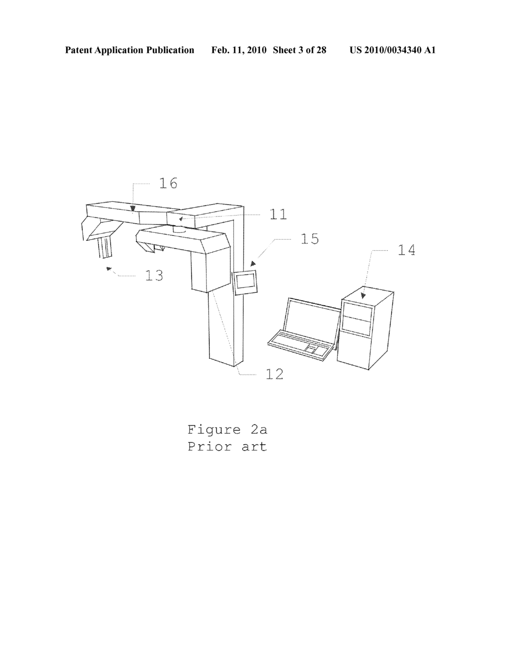 SINGLE SENSOR MULTI-FUNCTIONAL DENTAL EXTRA-ORAL X-RAY IMAGING SYSTEM AND METHOD - diagram, schematic, and image 04