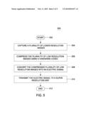 METHOD AND APPARATUS FOR PROVIDING HIGHER RESOLUTION IMAGES IN AN EMBEDDED DEVICE diagram and image