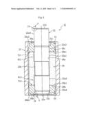 Fluid bearing device diagram and image