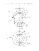 Friction stabilizers and roof bolt head markings diagram and image