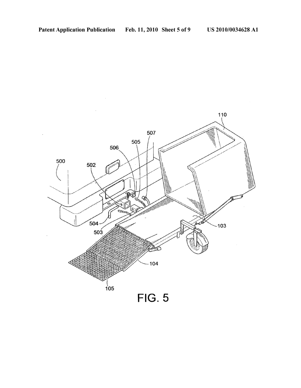 Mobile Wheelchair Carrier - diagram, schematic, and image 06