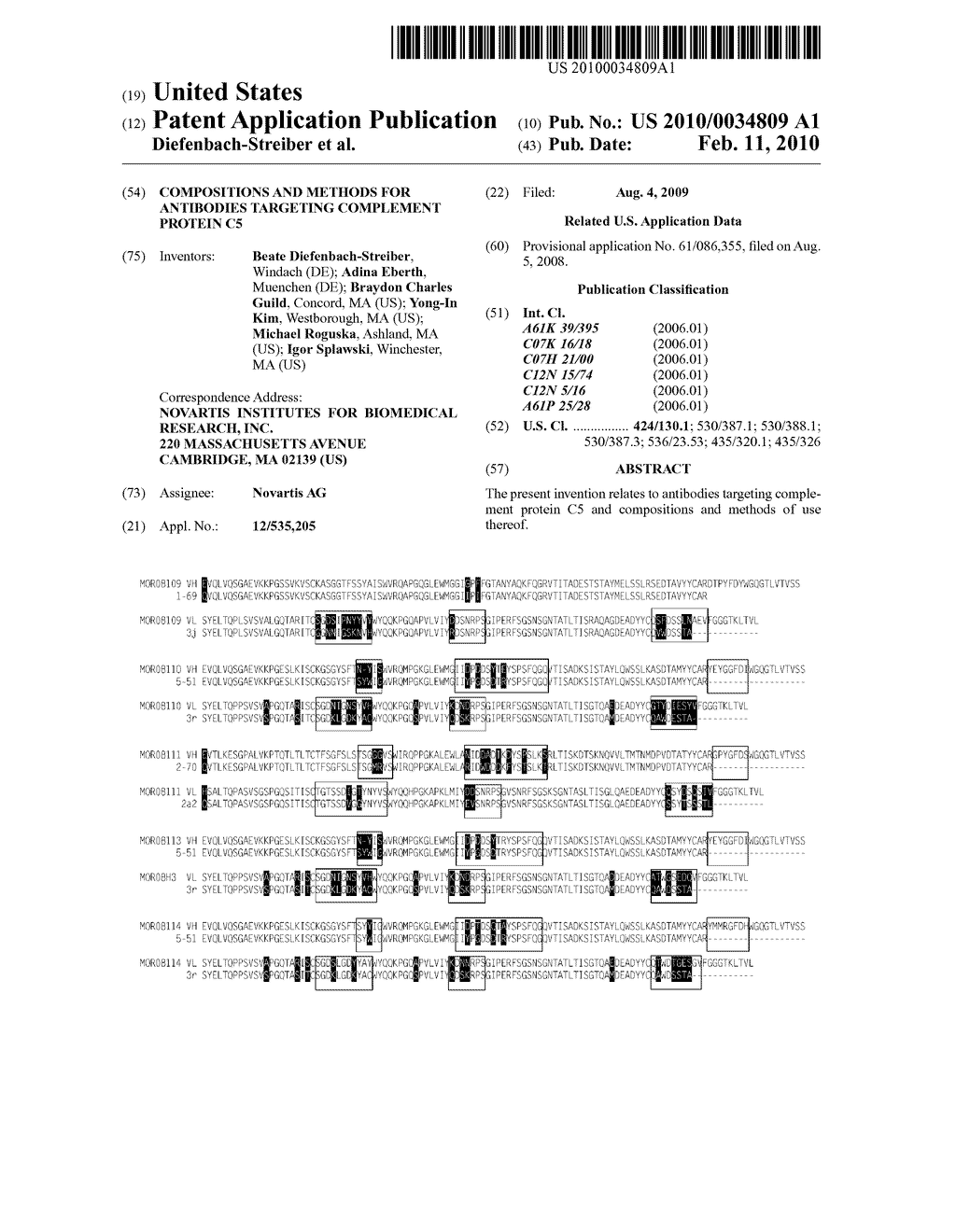 Compositions and Methods for Antibodies Targeting Complement Protein C5 - diagram, schematic, and image 01