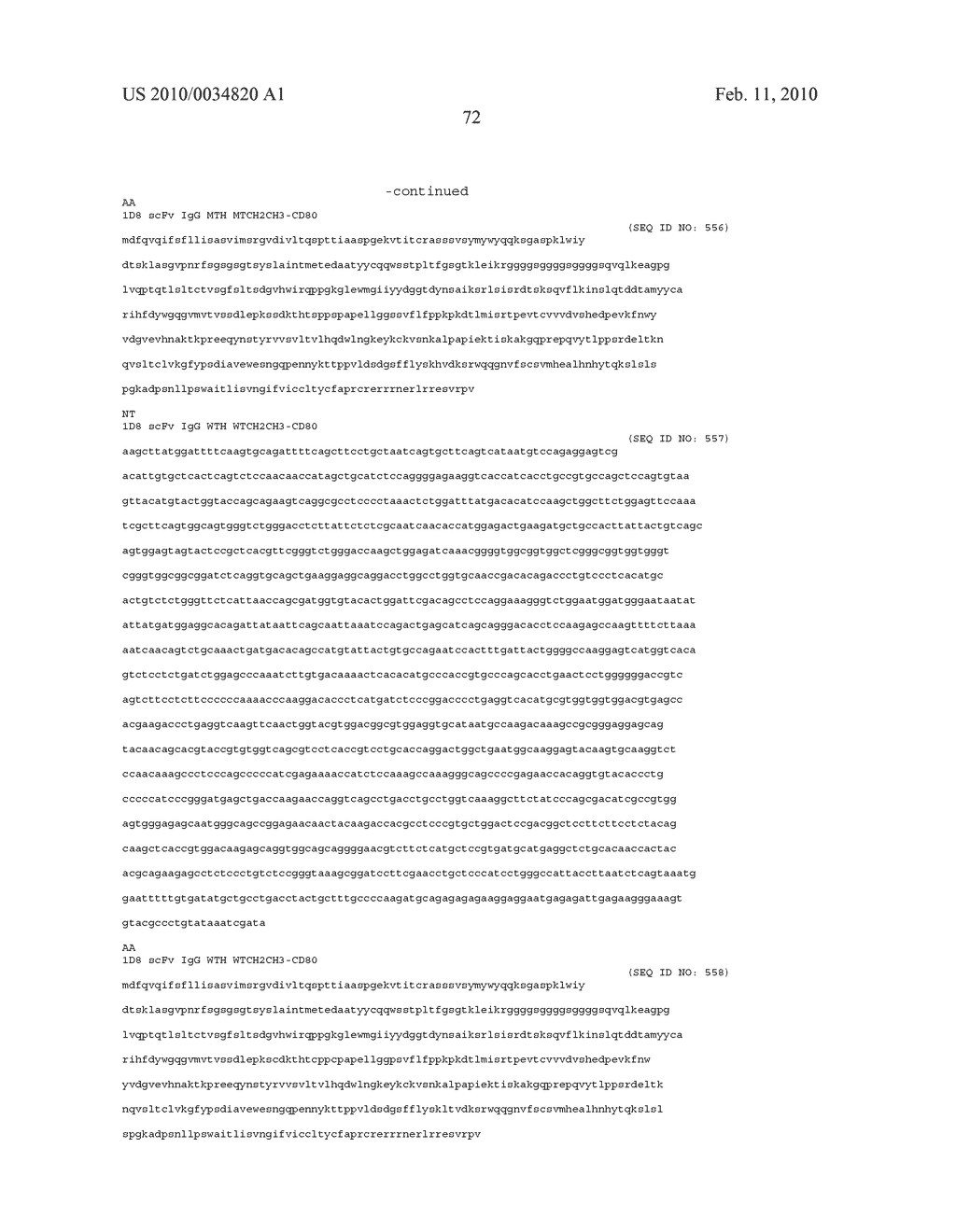 BINDING DOMAIN-IMMUNOGLOBULIN FUSION PROTEINS - diagram, schematic, and image 126