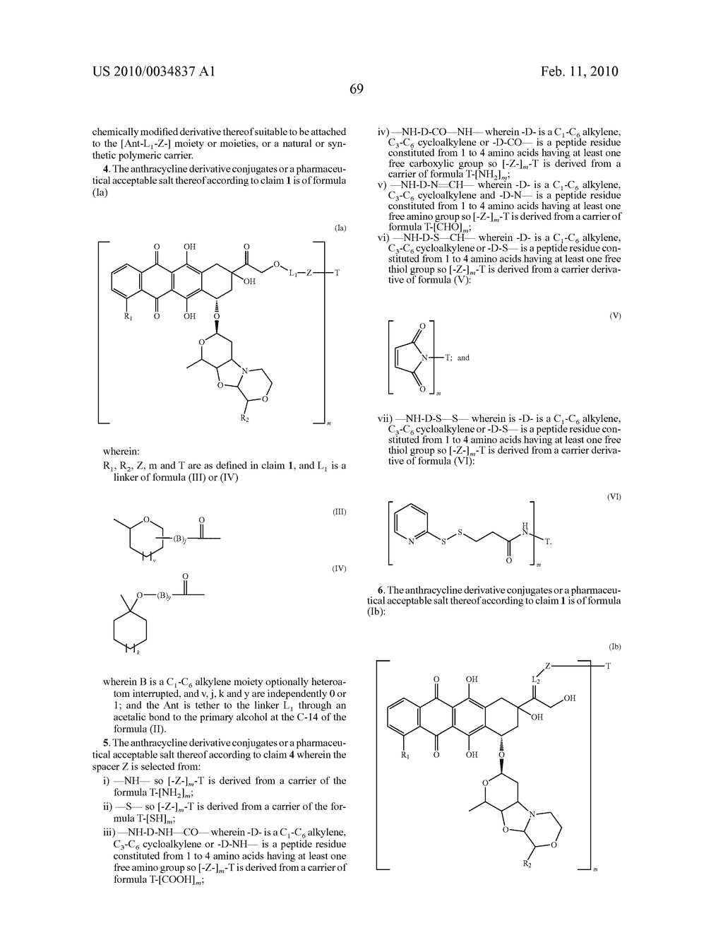 ANTHRACYCLINE DERIVATIVE CONJUGATES, PROCESS FOR THEIR PREPARATION AND THEIR USE AS ANTITUMOR COMPOUNDS - diagram, schematic, and image 97