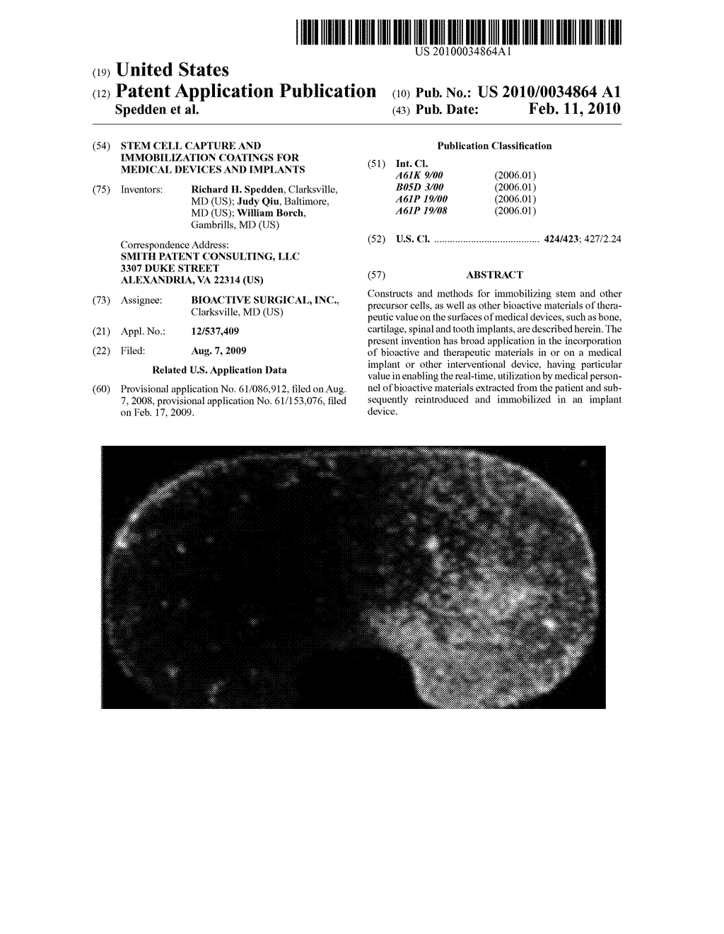 STEM CELL CAPTURE AND IMMOBILIZATION COATINGS FOR MEDICAL DEVICES AND IMPLANTS - diagram, schematic, and image 01