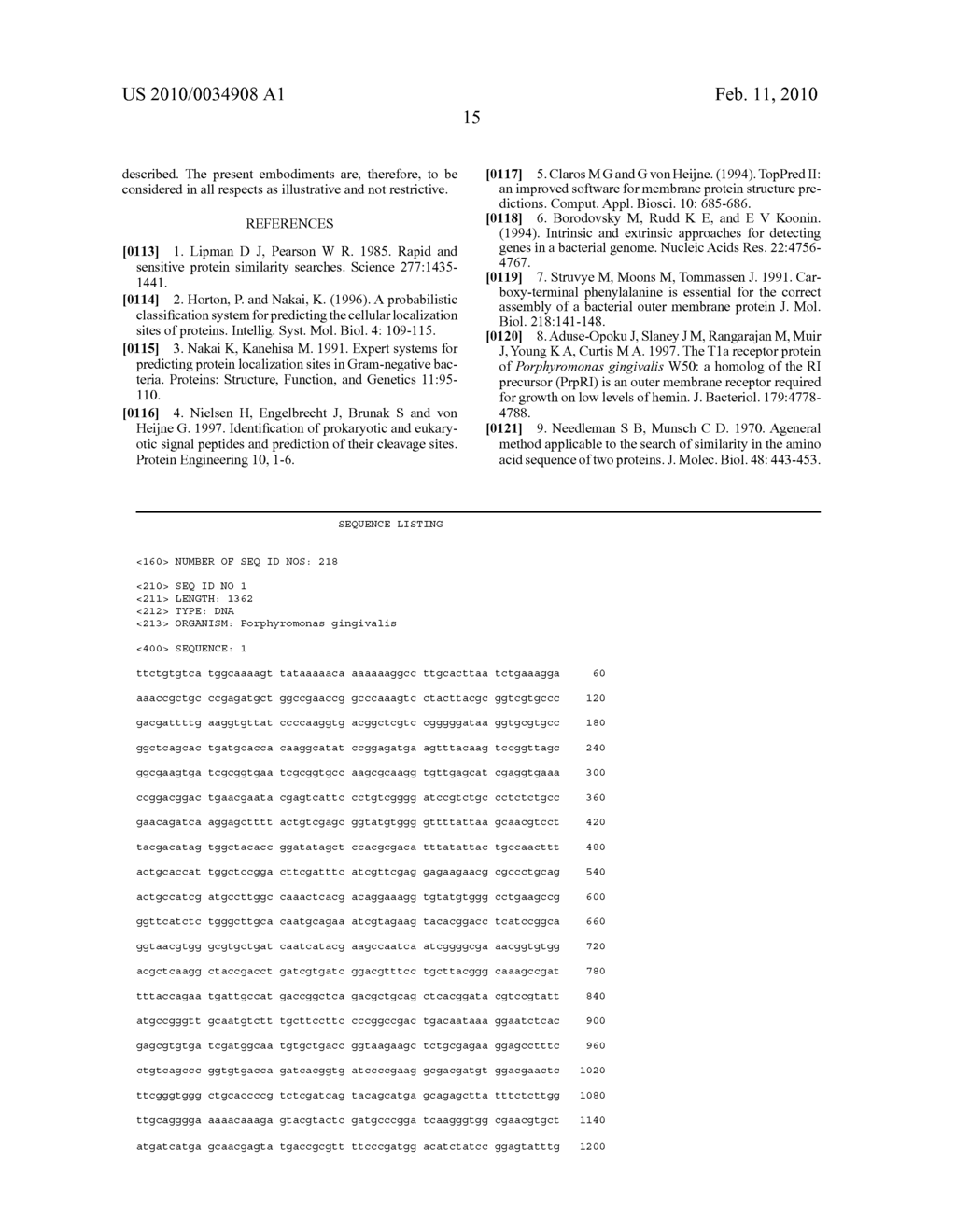 Porphyromonas gingivalis polypeptides and nucleotides - diagram, schematic, and image 16