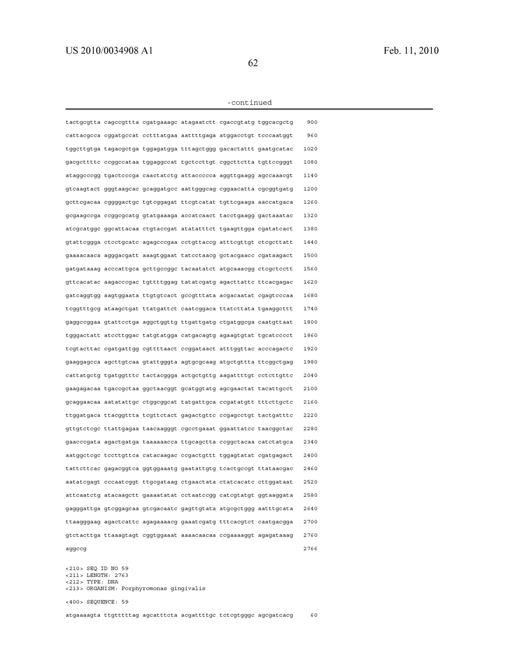 Porphyromonas gingivalis polypeptides and nucleotides - diagram, schematic, and image 63