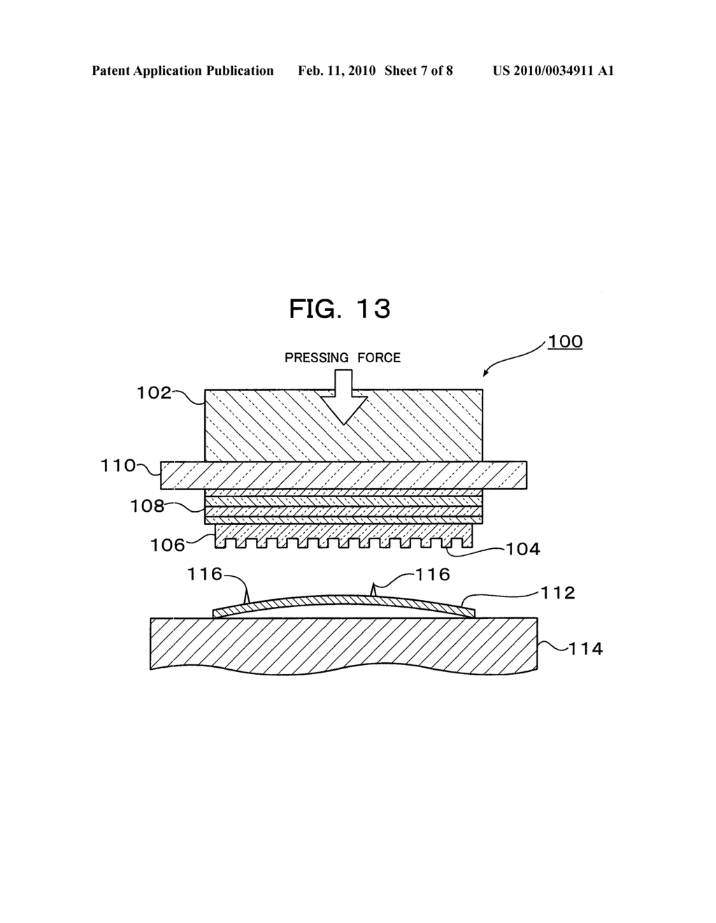 NANOIMPRINT STAMPER AND A FINE-STRUCTURE TRANSFER APPARATUS USING THE STAMPER - diagram, schematic, and image 08