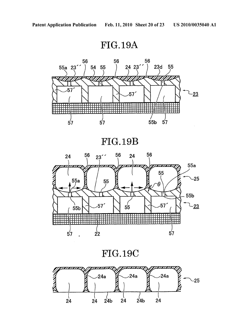 HOLLOW STRUCTURE FORMING SUBSTRATE, METHOD OF PRODUCING HOLLOW STRUCTURE FORMING SUBSTRATE, AND METHOD OF PRODUCING HOLLOW STRUCTURE USING HOLLOW STRUCTURE FORMING SUBSTRATE - diagram, schematic, and image 21