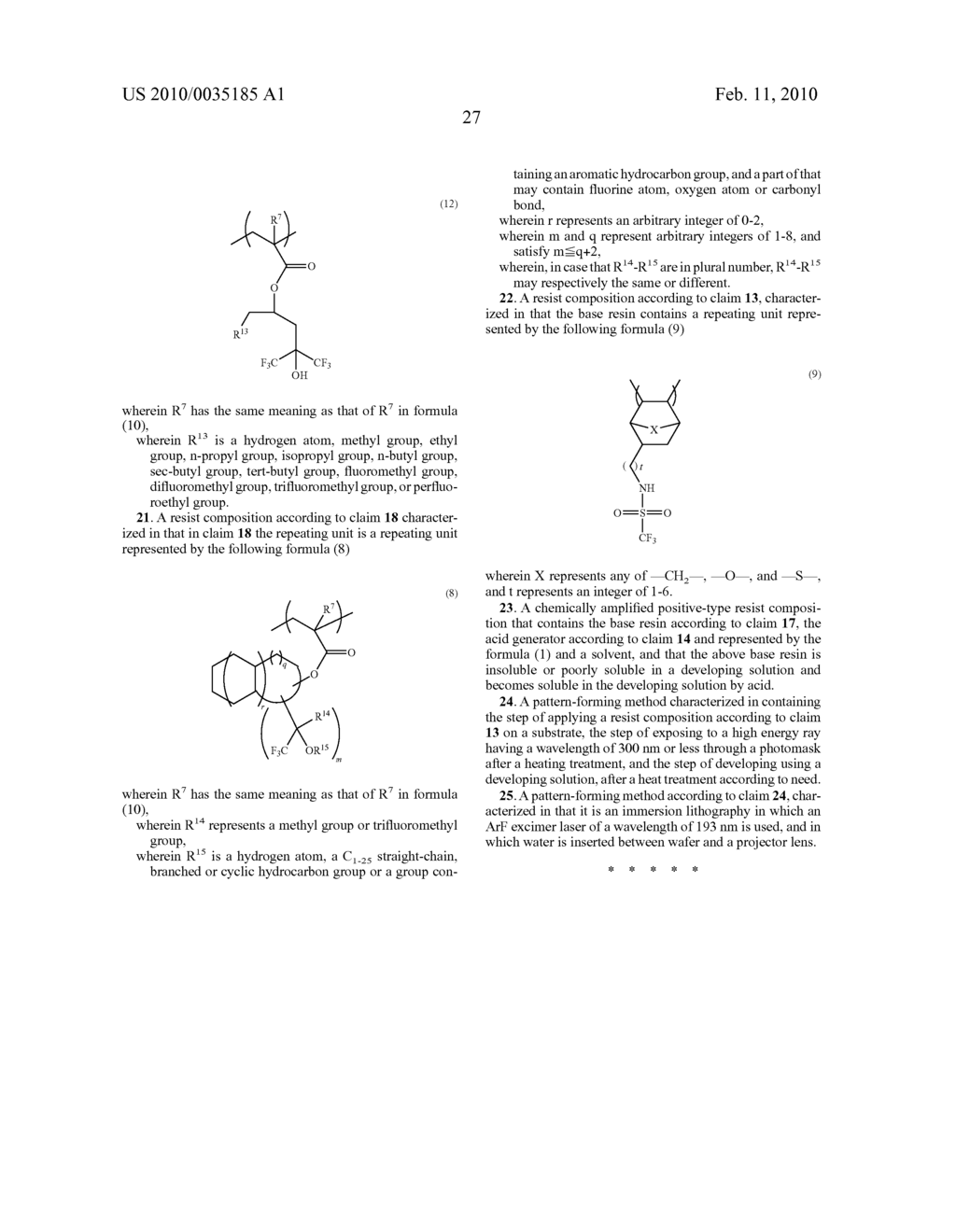 Compound for Photoacid Generator, Resist Composition Using the Same, and Pattern-Forming Method - diagram, schematic, and image 28