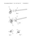 Non-90-Degree Ergonomically-Shaped Dental Prophylaxis Angle with a Straight Driving Shaft diagram and image