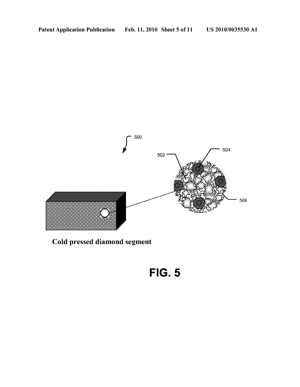 ABRASIVE TOOLS HAVING A CONTINUOUS METAL PHASE FOR BONDING AN ABRASIVE COMPONENT TO A CARRIER - diagram, schematic, and image 06