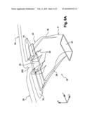 AIR CONDITIONING DEVICE FOR A VEHICLE COMPRISING A NETWORK OF DE-ICING DUCTS diagram and image