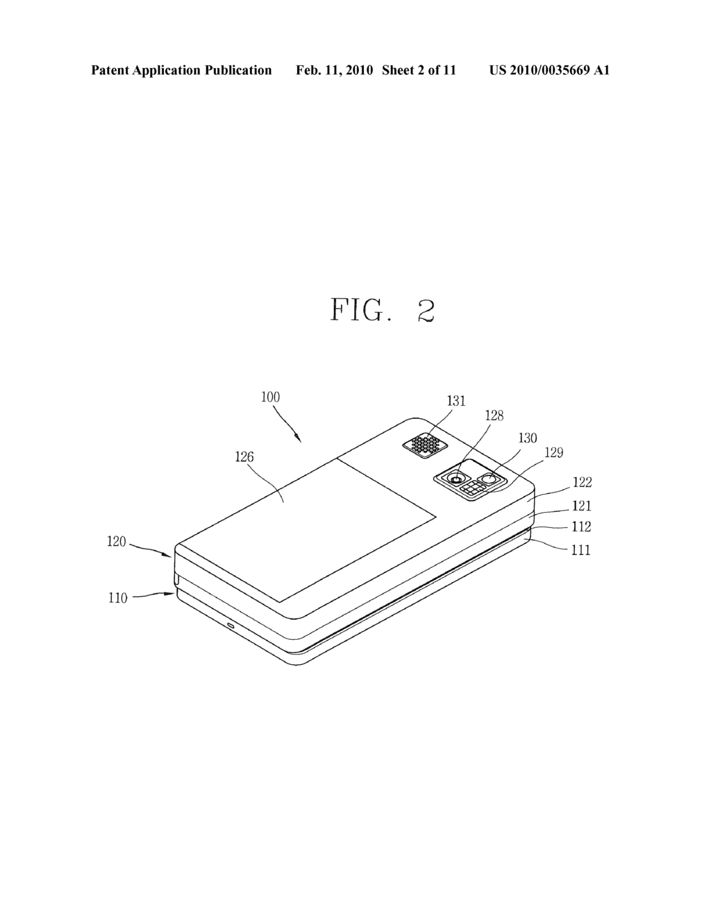 SLIDE TYPE MOBILE TERMINAL WITH TILTABLE SLIDE MODULE - diagram, schematic, and image 03