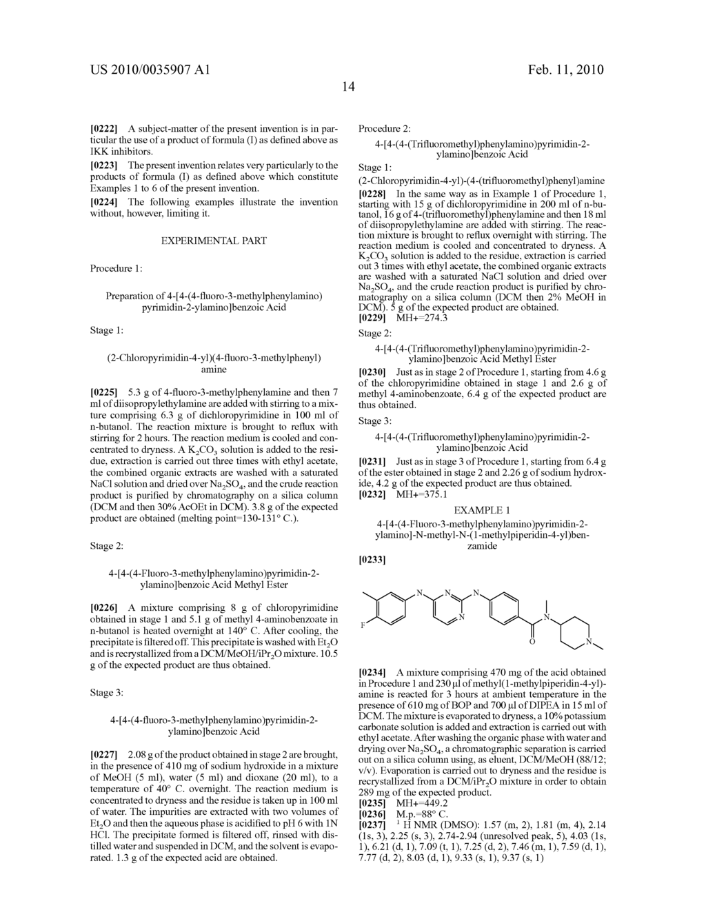 NEW 2,4-DIANILINOPYRIMIDINES, PREPARATION THEREOF AS DRUGS, PHARMACEUTICAL COMPOSITIONS AND USE THEREOF ESSENTIALLY AS IKK INHIBITORS - diagram, schematic, and image 15