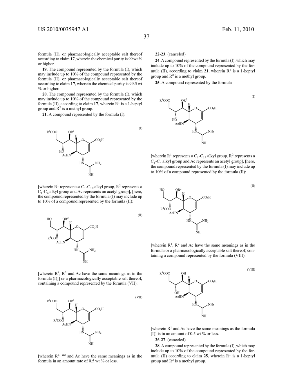 METHOD FOR MANUFACTURING NEURAMINIC ACID DERIVATIVES - diagram, schematic, and image 38