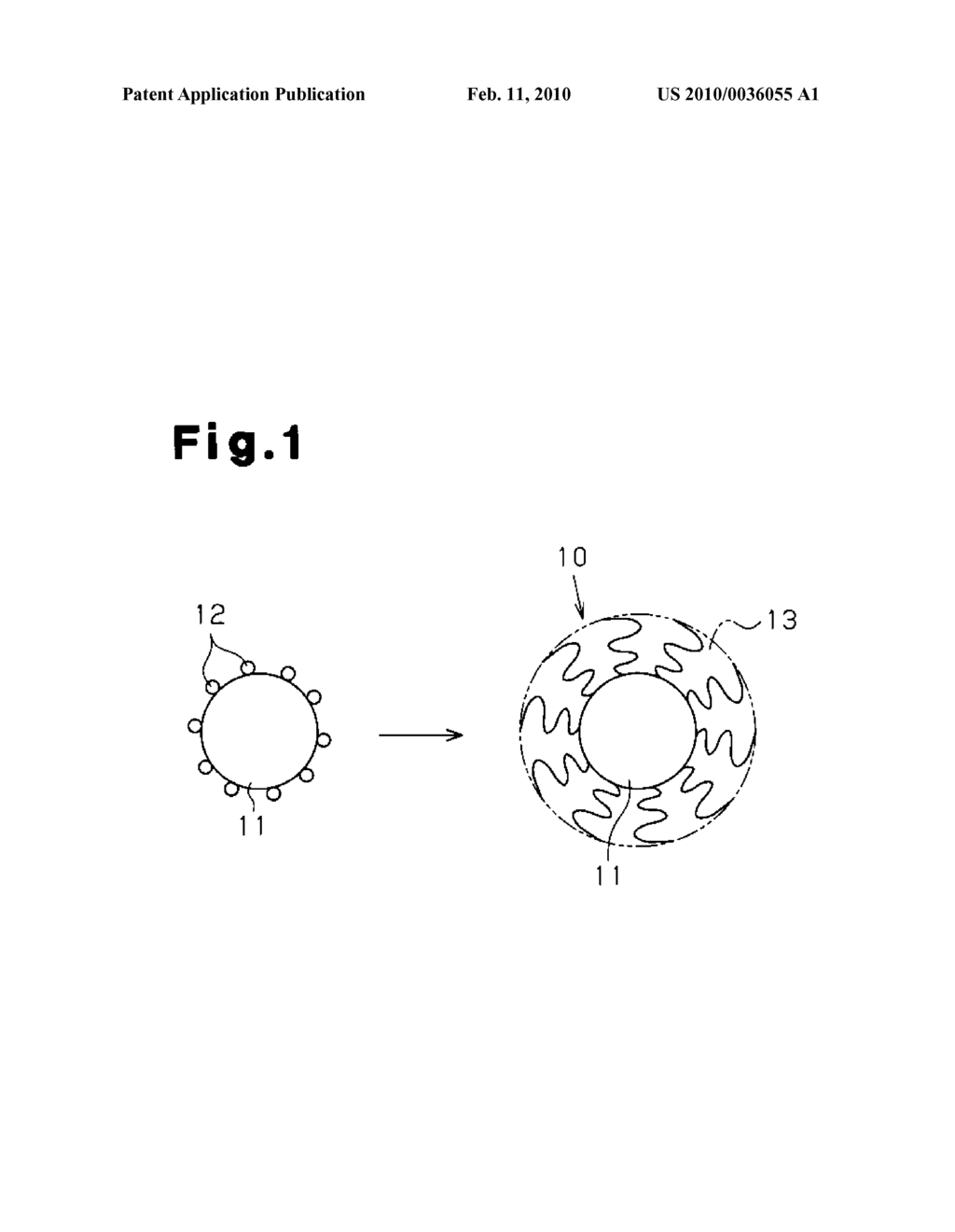 Method For Producing Core-Shell Fine Particle and Method for Producing Intermediate Which is Used for Production of the Core-Shell Fine Particle - diagram, schematic, and image 02