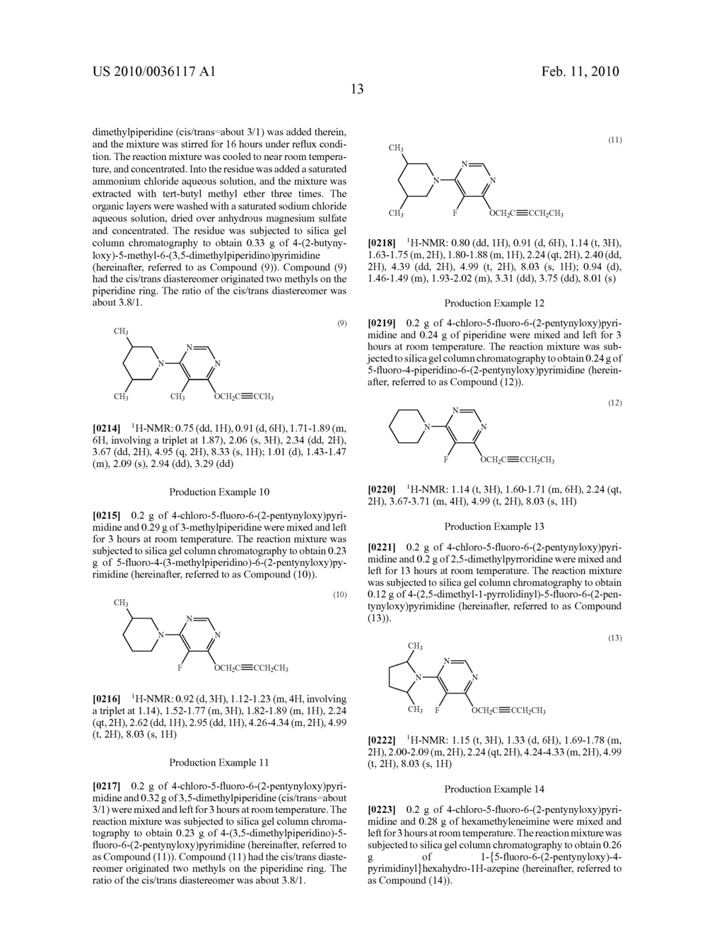 PYRIMIDINE COMPOUND AND PESTS CONTROLLING COMPOSITION CONTAINING THE SAME - diagram, schematic, and image 14