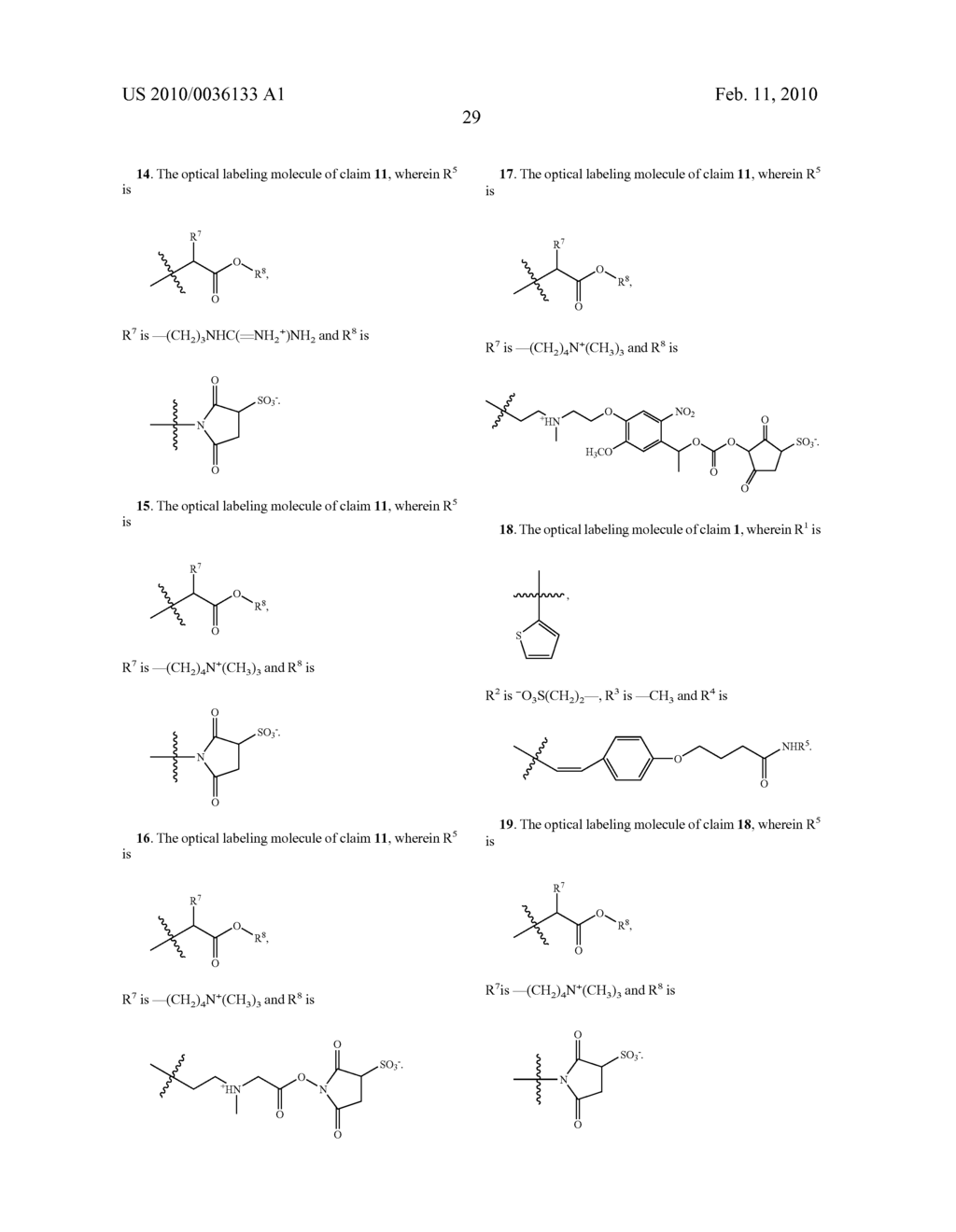 NOVEL ZWITTERIONIC DYES FOR LABELING IN PROTEOMIC AND OTHER BIOLOGICAL ANALYSES - diagram, schematic, and image 46