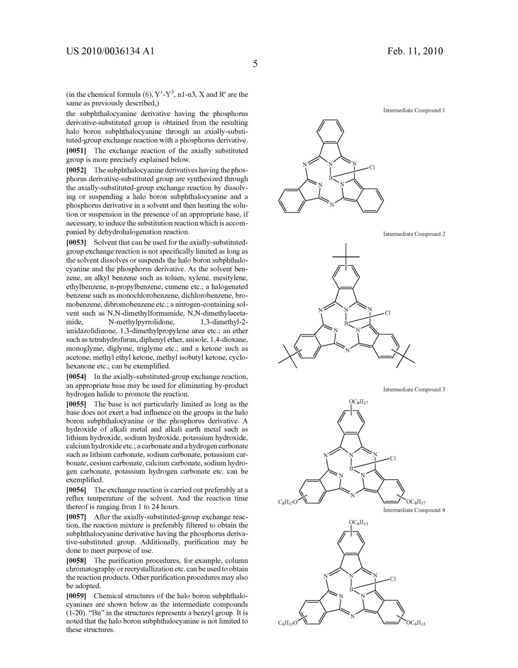 Subphthalocyanine derivative having phosphorus derivative as axially substituted group, method for manufacturing the same and optical film using the same - diagram, schematic, and image 08