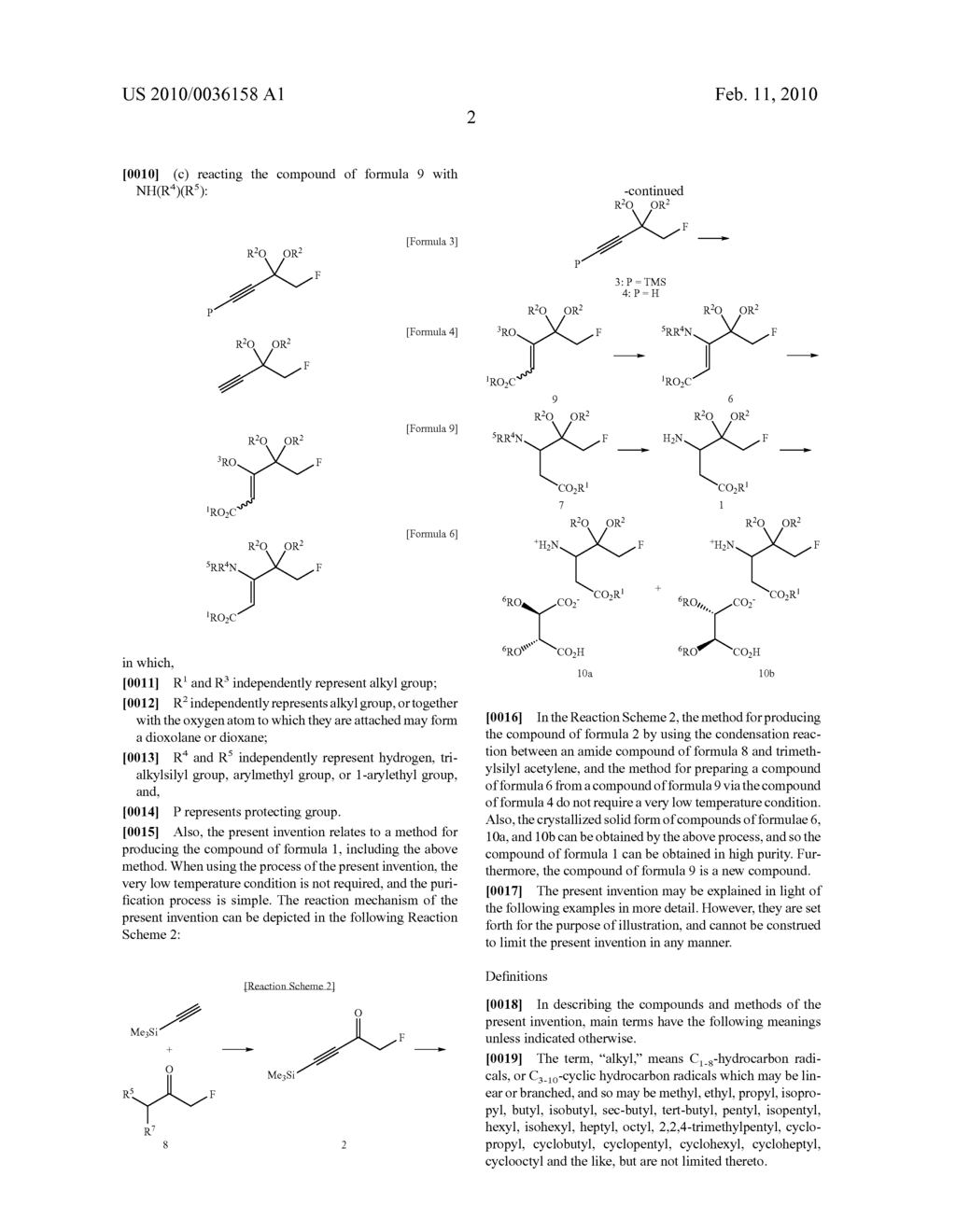 NOVEL PROCESS FOR PREPARING 3-AMINO-5-FLUORO-4-DIALKOXYPENTANOIC ACID ESTER - diagram, schematic, and image 03