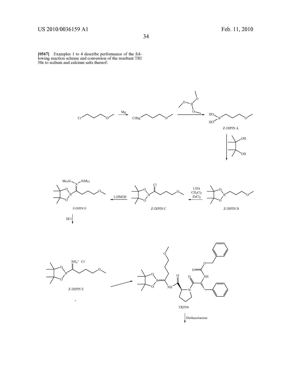 Peptide boronic acid inhibitors - diagram, schematic, and image 39