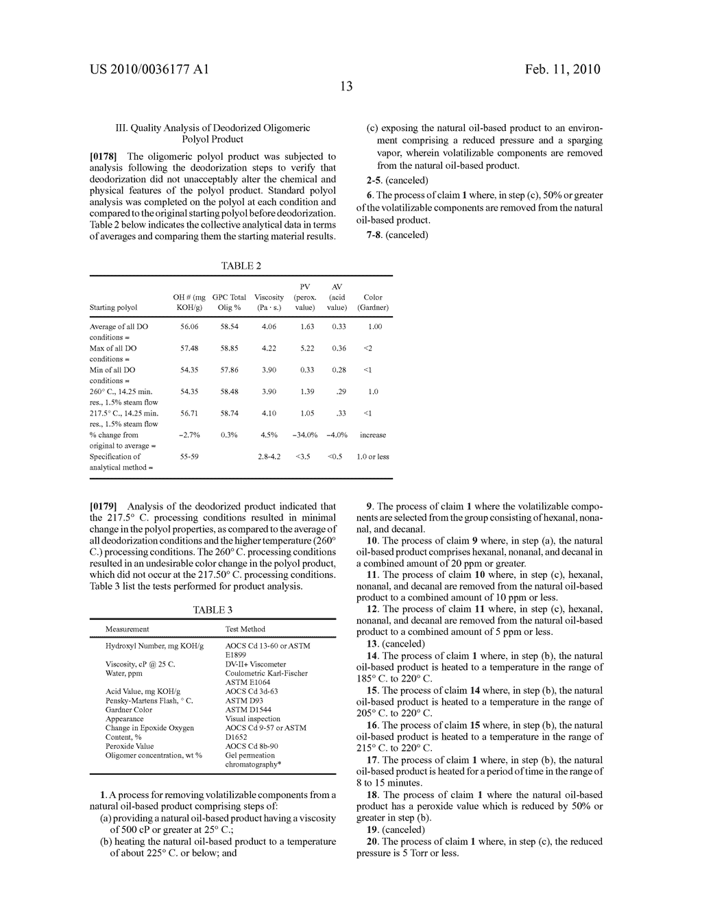 PROCESSING OF NATURAL OIL-BASED PRODUCTS HAVING INCREASED VISCOSITY - diagram, schematic, and image 17