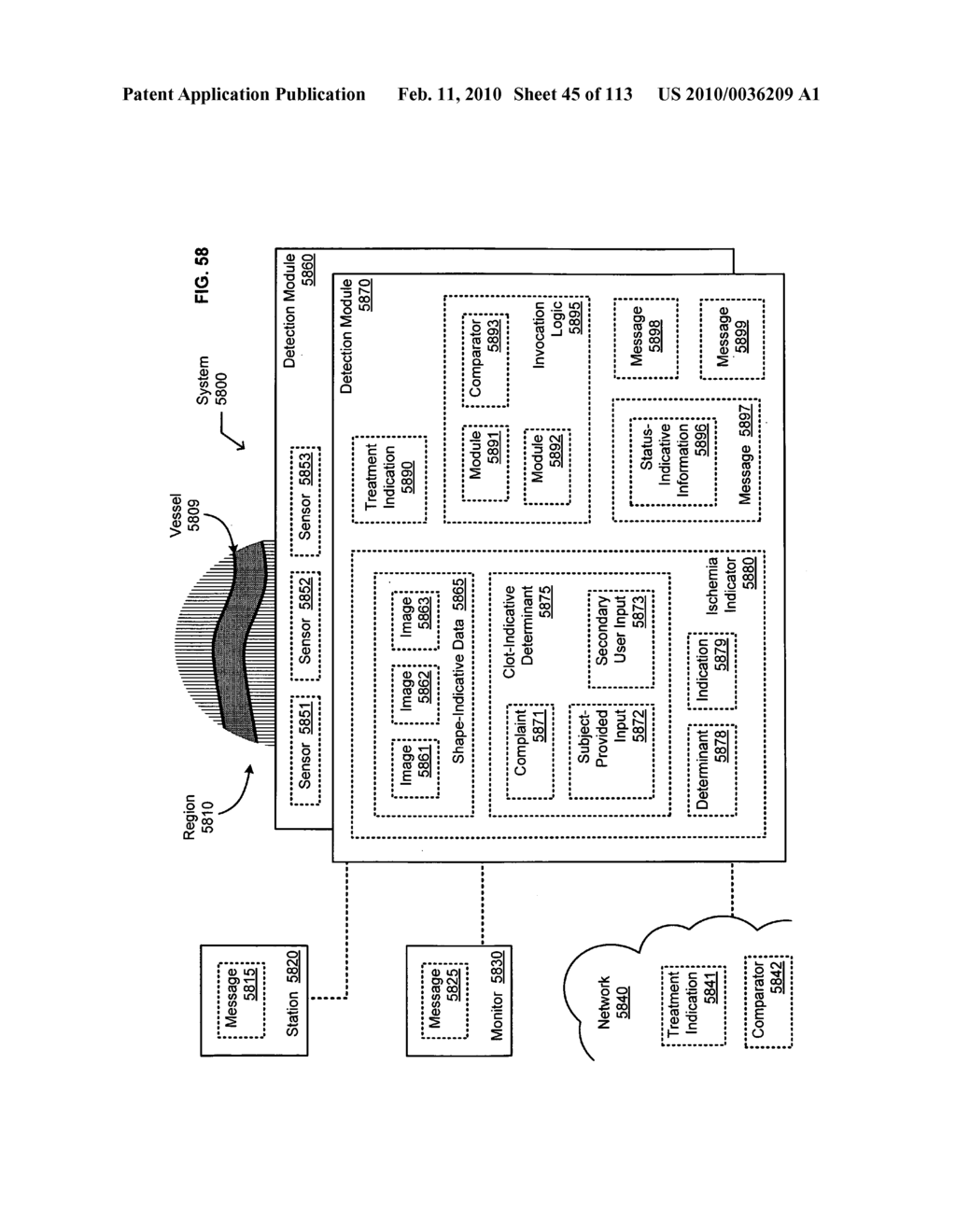 Circulatory monitoring systems and methods - diagram, schematic, and image 46