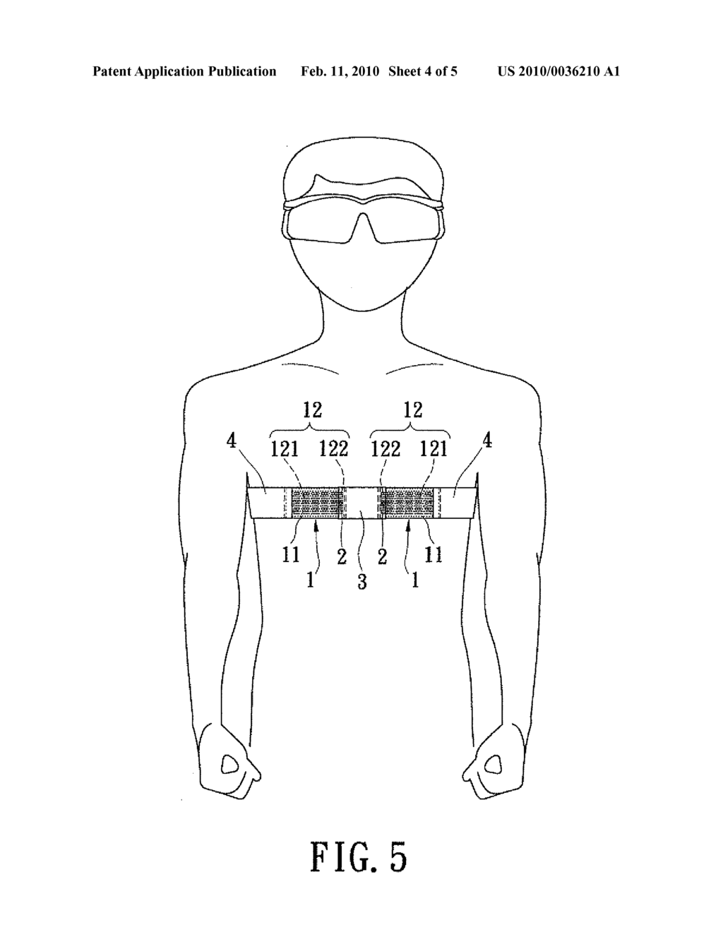 ELASTIC CLOTH DEVICE WITH A FUNCTION OF PHYSIOLOGICAL DETECTION - diagram, schematic, and image 05