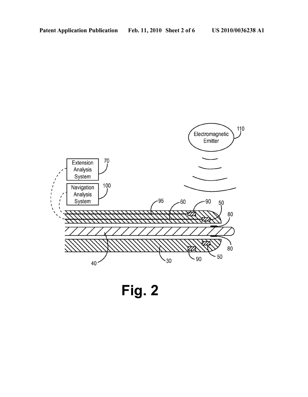 DEVICE AND METHOD FOR ASSESSING EXTENSION OF A DEPLOYABLE OBJECT - diagram, schematic, and image 03