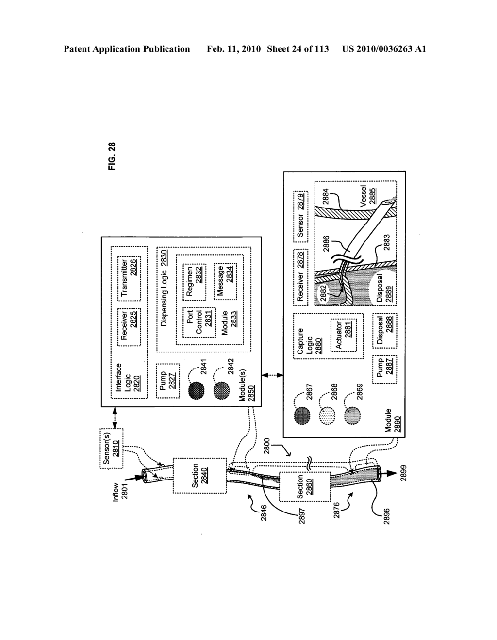 Circulatory monitoring systems and methods - diagram, schematic, and image 25