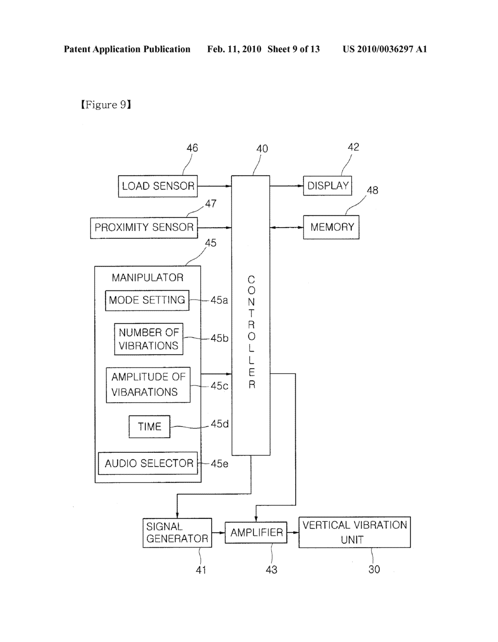 CHAIR HAVING EXERCISE FUNCTION OF SONIC VIBRATION TYPE - diagram, schematic, and image 10