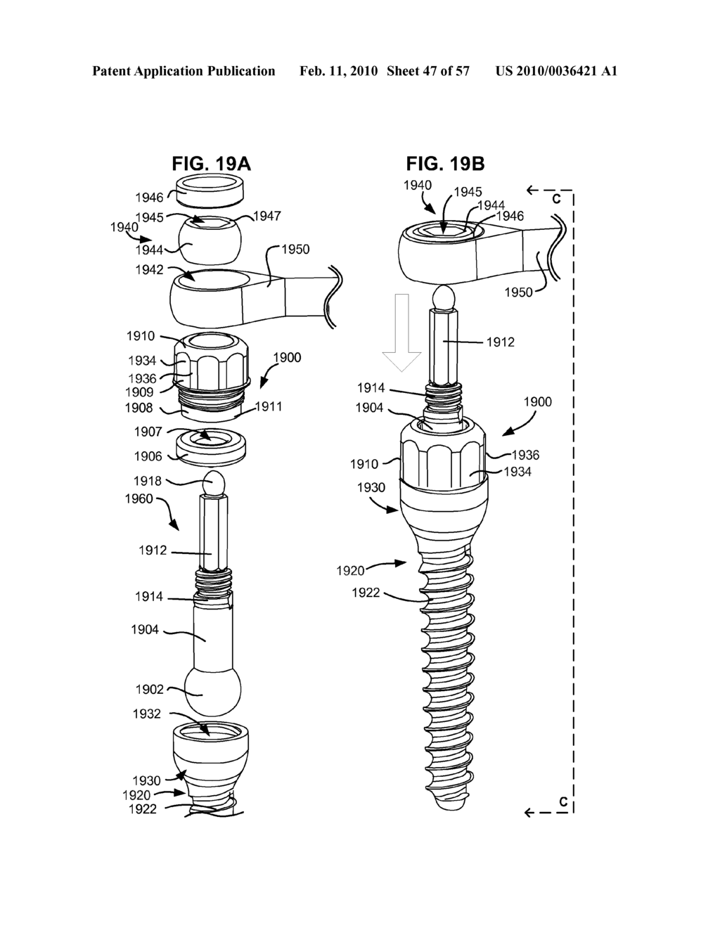 LOAD-SHARING COMPONENT HAVING A DEFLECTABLE POST AND METHOD FOR DYNAMIC STABILIZATION OF THE SPINE - diagram, schematic, and image 48