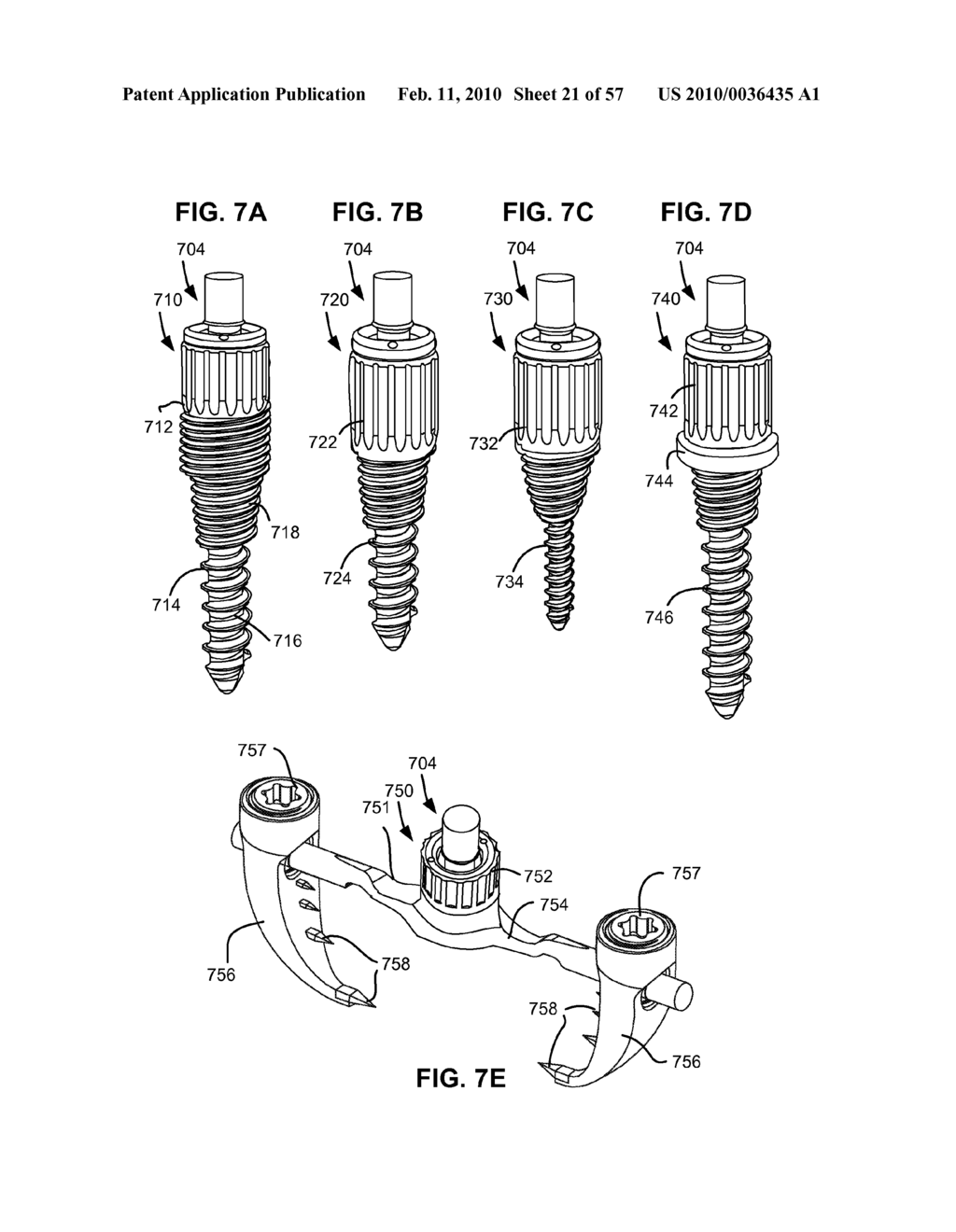 LOAD-SHARING BONE ANCHOR HAVING A DEFLECTABLE POST AND METHOD FOR DYNAMIC STABILIZATION OF THE SPINE - diagram, schematic, and image 22