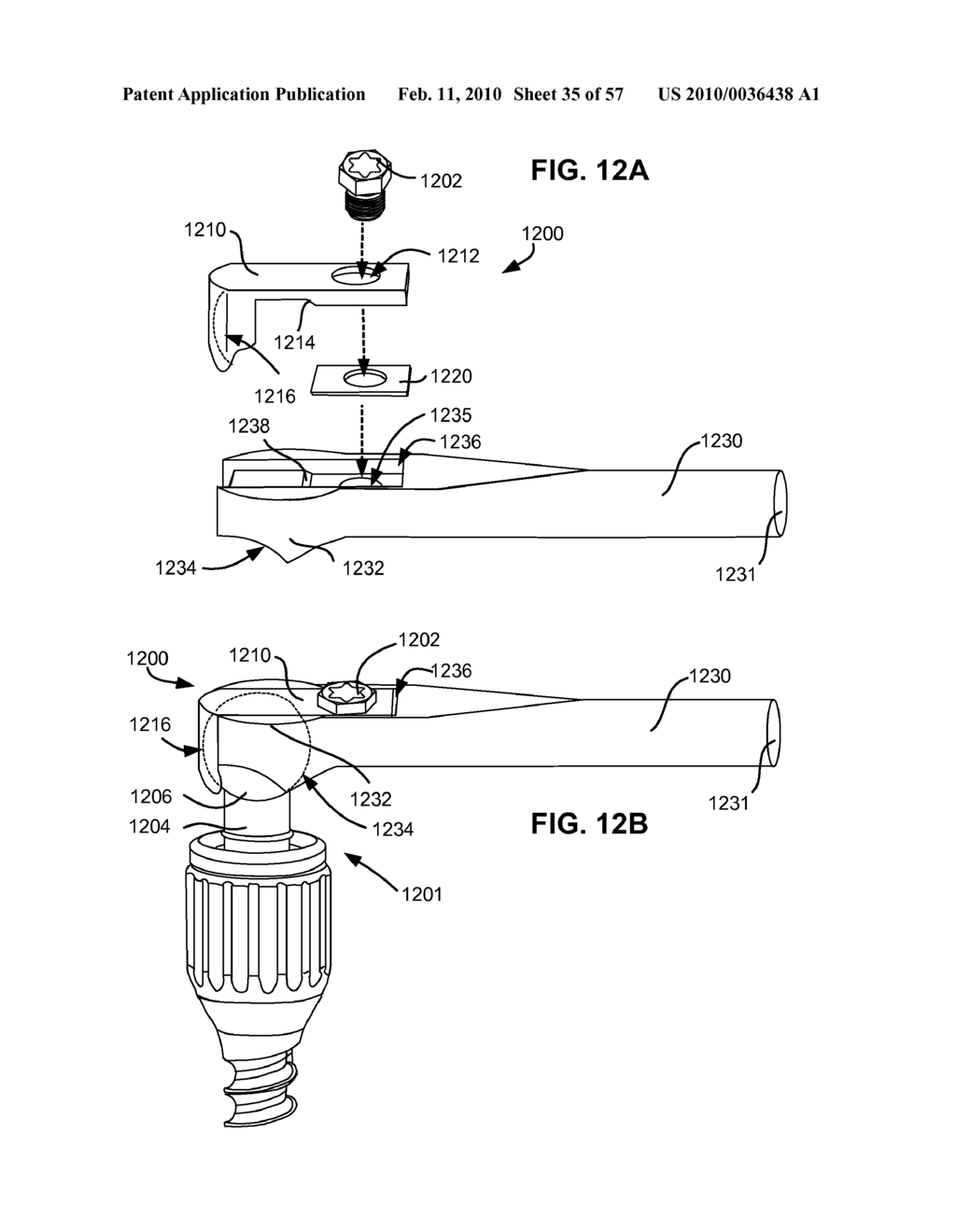 LOAD-SHARING BONE ANCHOR HAVING A DEFLECTABLE POST WITH A COMPLIANT RING AND METHOD FOR STABILIZATION OF THE SPINE - diagram, schematic, and image 36