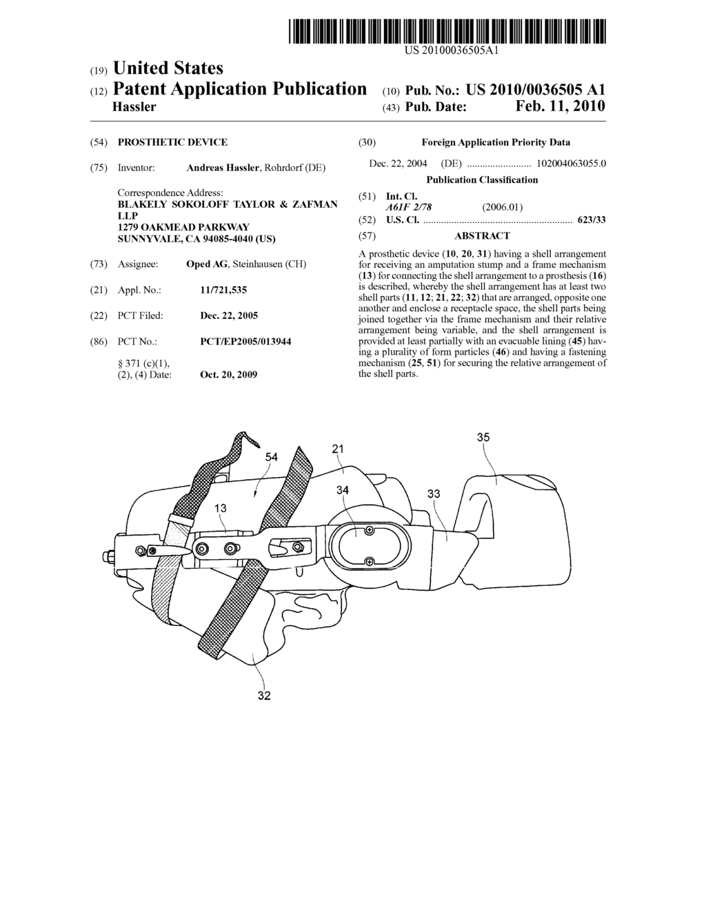 PROSTHETIC DEVICE - diagram, schematic, and image 01