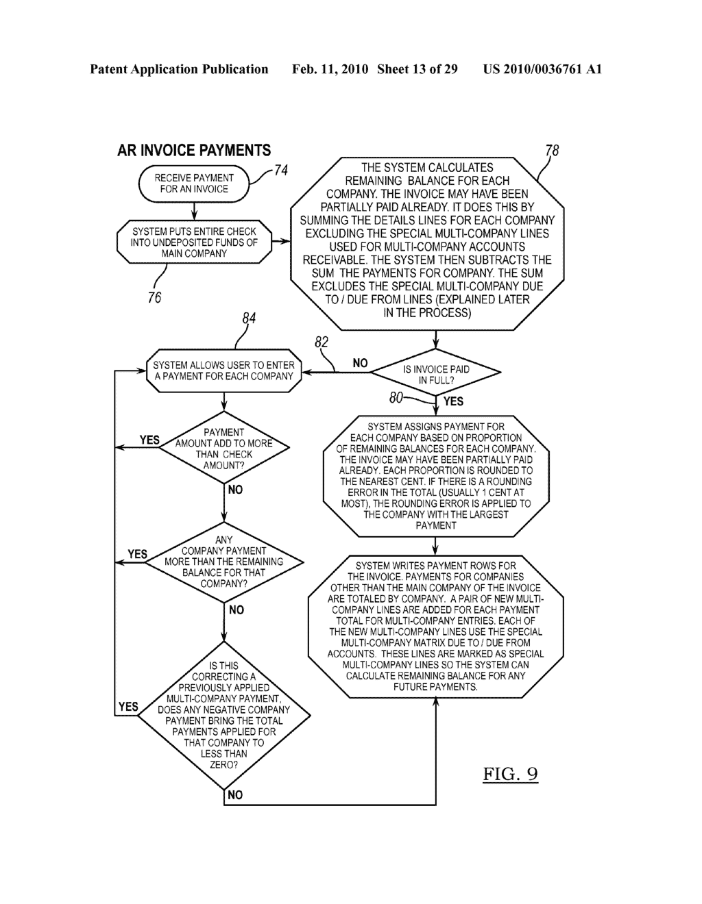 MULTI-COMPANY BUSINESS ACCOUNTING SYSTEM AND METHOD FOR SAME INCLUDING ACCOUNT PAYABLE - diagram, schematic, and image 14