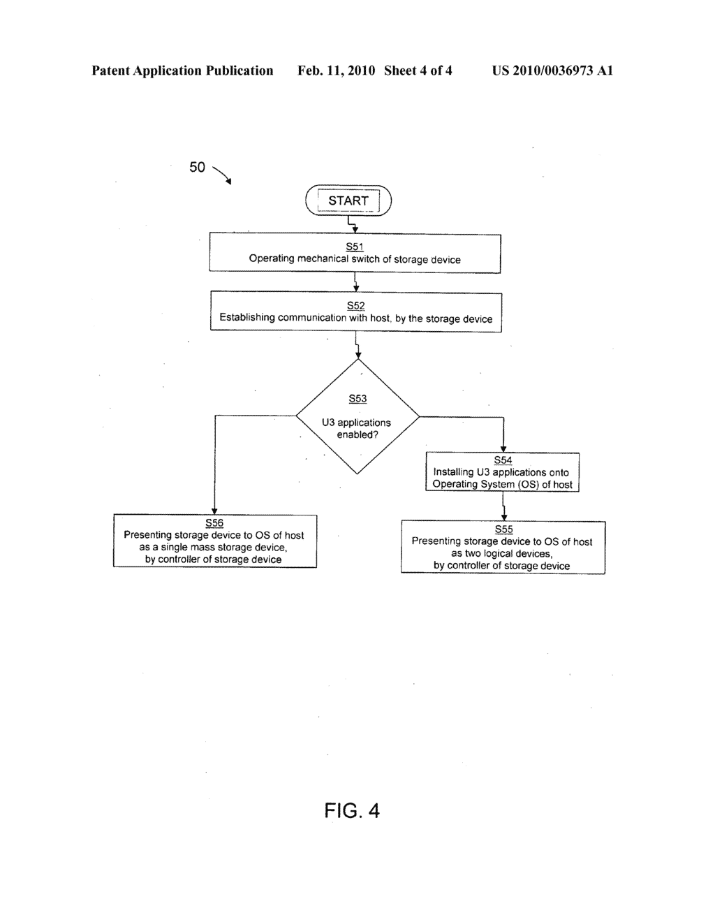 Storage device for mounting to a host - diagram, schematic, and image 05