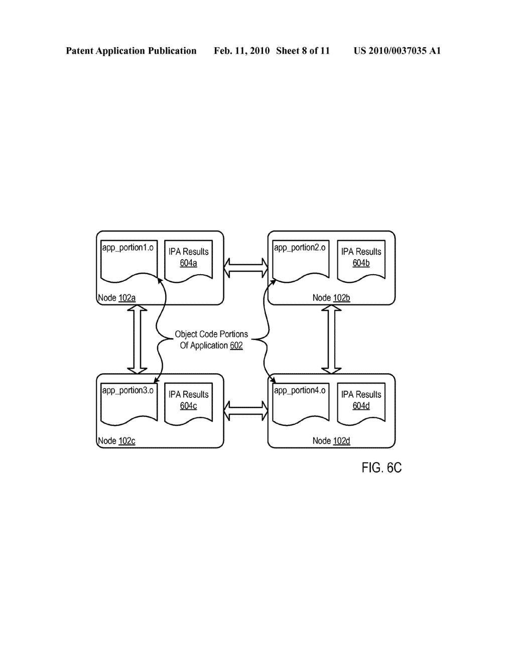 Generating An Executable Version Of An Application Using A Distributed Compiler Operating On A Plurality Of Compute Nodes - diagram, schematic, and image 09