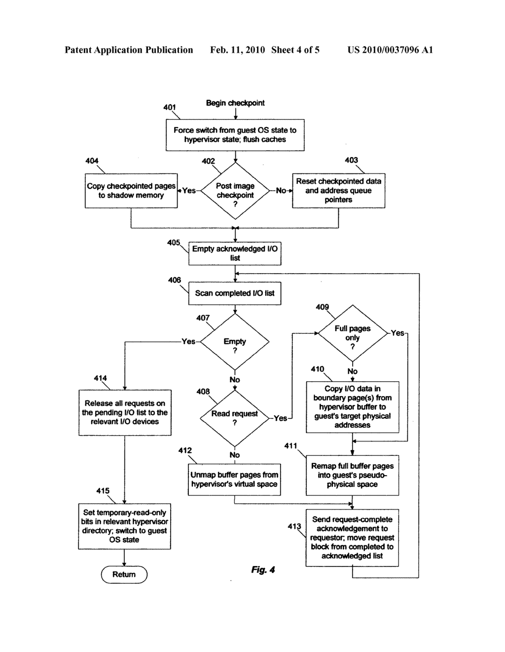 System-directed checkpointing implementation using a hypervisor layer - diagram, schematic, and image 05