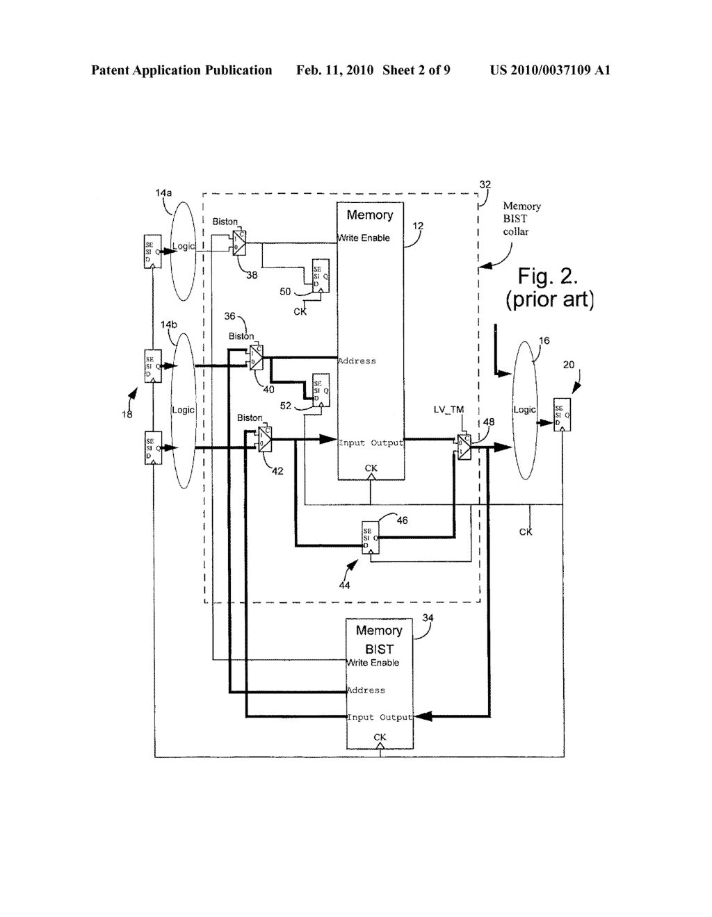 METHOD FOR AT-SPEED TESTING OF MEMORY INTERFACE USING SCAN - diagram, schematic, and image 03